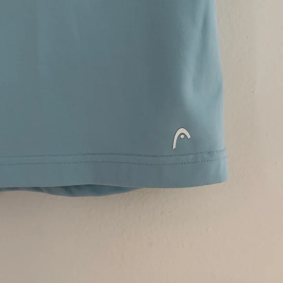 Head Golf Light Blue Athletic Mini Skirt with Stripes size small preppy - Picture 3 of 6